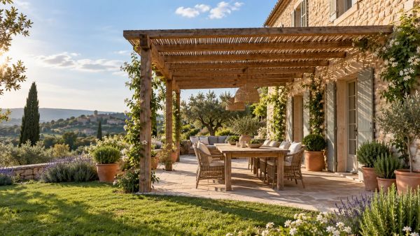 Idées créatives pour installer une pergola adossée 6x3