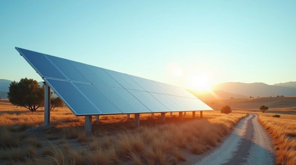 L'énergie solaire boostée par les panneaux solaires photovoltaïques