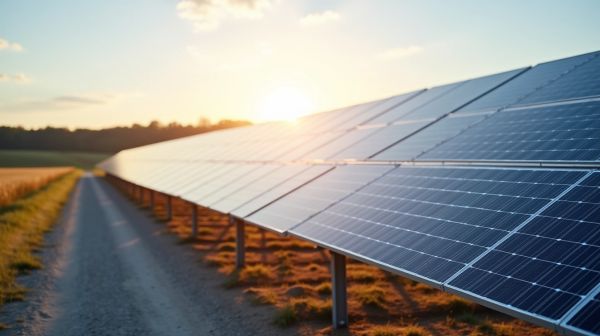 L'énergie solaire boostée par les panneaux solaires photovoltaïques